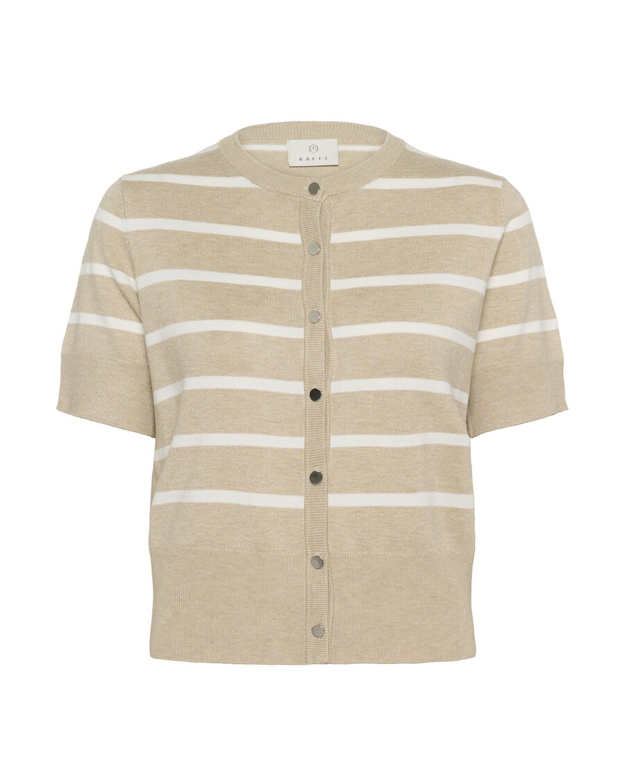 Вязаный кардиган Kaffe Lizza, цвет mottled beige